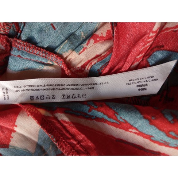 Intimately Free People Heat Wave Printed Maxi Handkerchief Slip Dress Size S - Picture 10 of 11